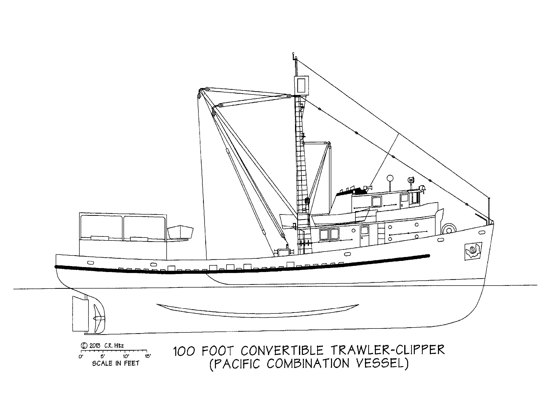The Pacific Explorer–and its Four Fishing Vessels.